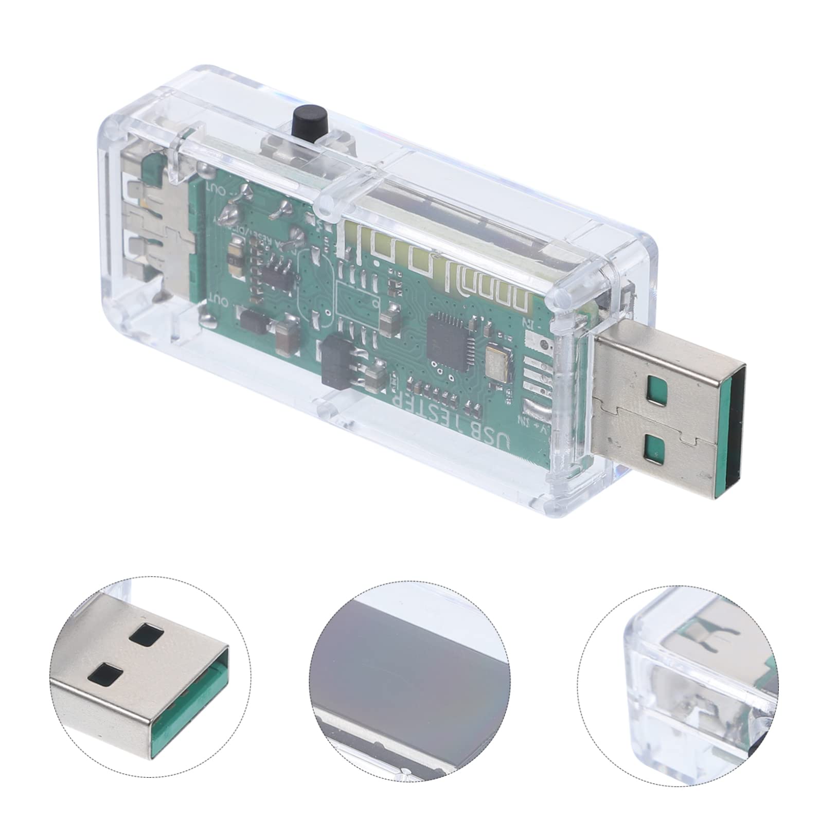Homoyoyo 5stücke Usb Tester Mit Farbdisplay Multimeter Zur Messung Von Spannung Und Kapazität Geeignet Für Handy Und Laptop-ladegeräte Powerbanks Und Usb-geräte Misst Ladezustände