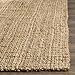 SAFAVIEH Natural Fiber Collection Area Rug - 8' x 10', Natural, Handmade Farmhouse Jute, Ideal for High Traffic Areas in Living Room, Bedroom (NF747A)