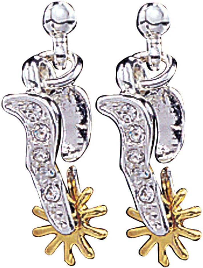 Montana Silversmiths Women's Sparkly Spur Earrings - ER930CZL_ One Size