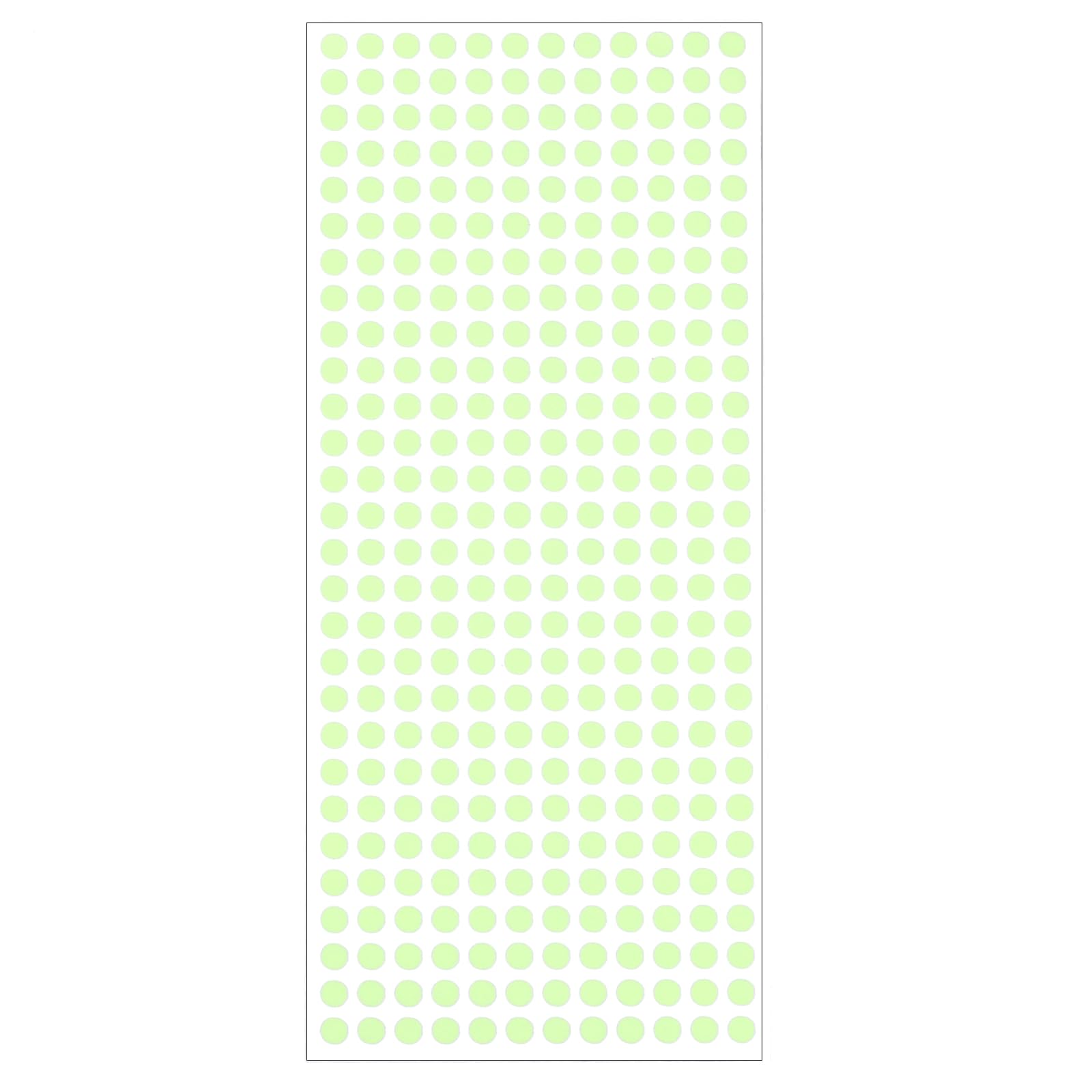 Glow in The Dark Dot Stickers, Glow Dot Wall Decals, Glowing Dot Decal Decoration for Ceiling and Wall, 336 Dots
