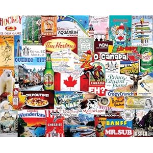 White Mountain Puzzles I Love Canada-1000 Piece Jigsaw Puzzle