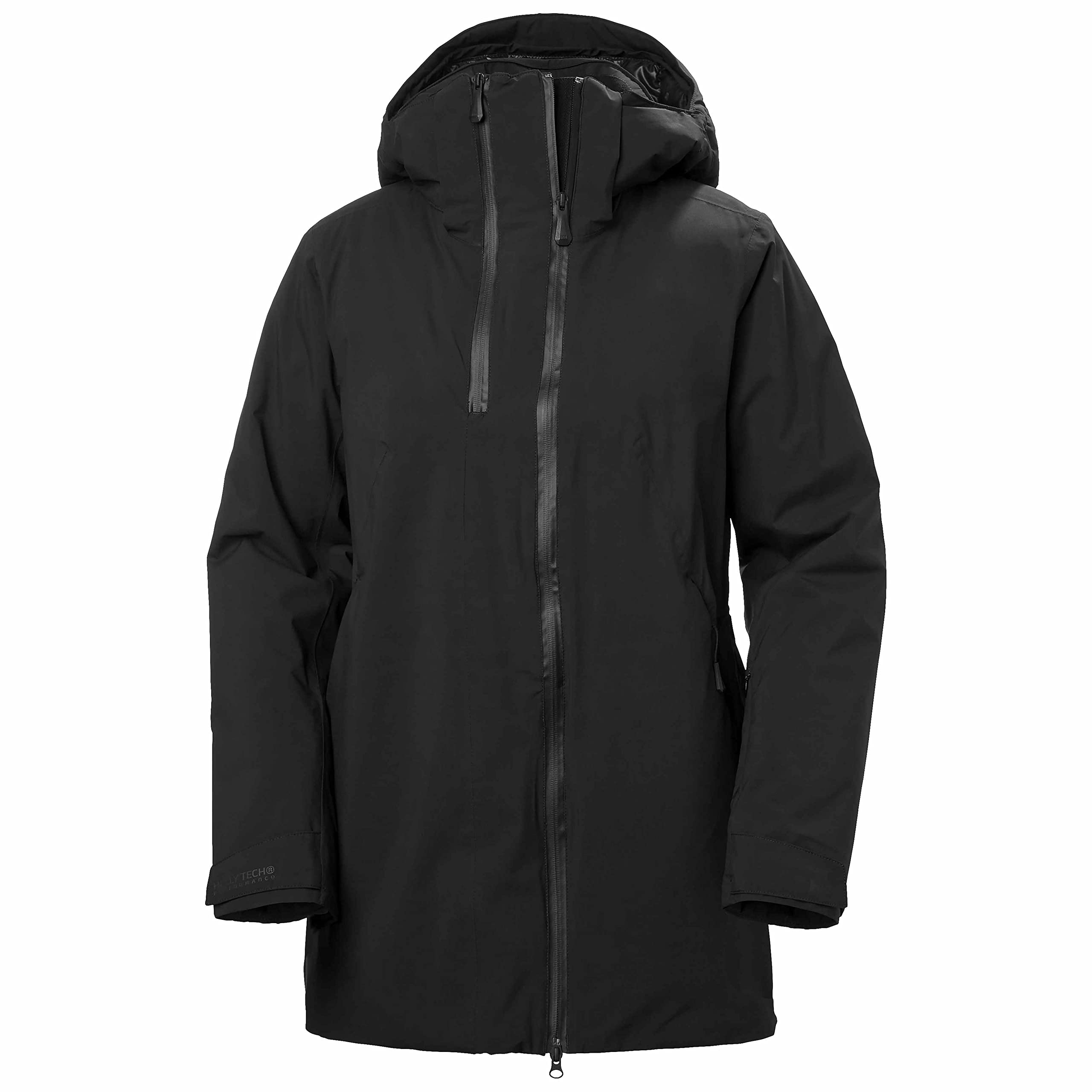 Helly Hansen Women's W Nora Long Insulated Ins Jacket, BLACK, XL UK