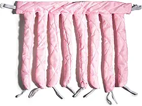 Conjunto de Modeladores Cabelo em Forma Polvo sem Aquecimento Faixa para Cachos Dormir a Noite Inteira Longo e Natural