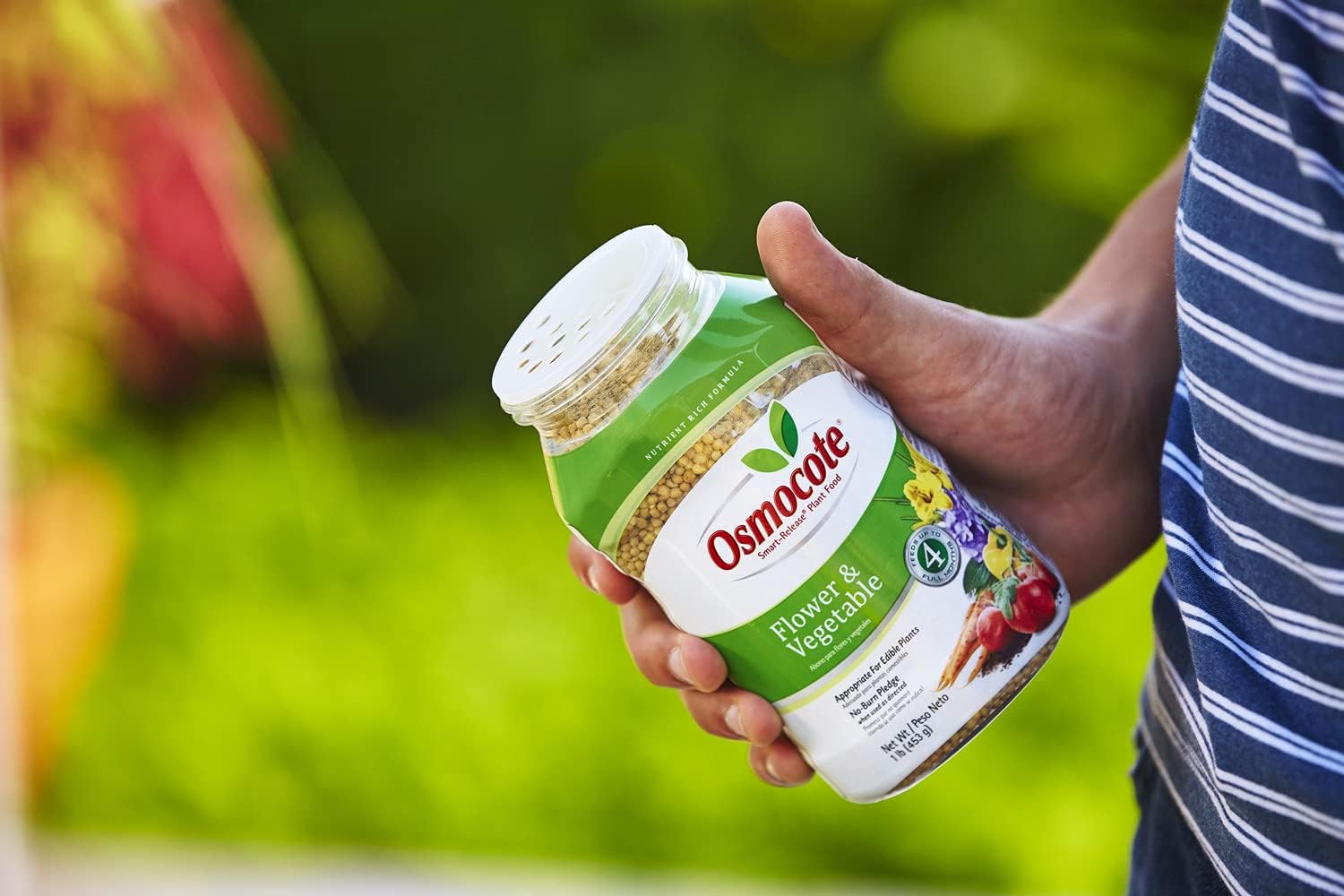 Osmocote Smart-Release Plant Food Flower & Vegetable, Plant Fertilizer, 1 lb. (12-Pack)