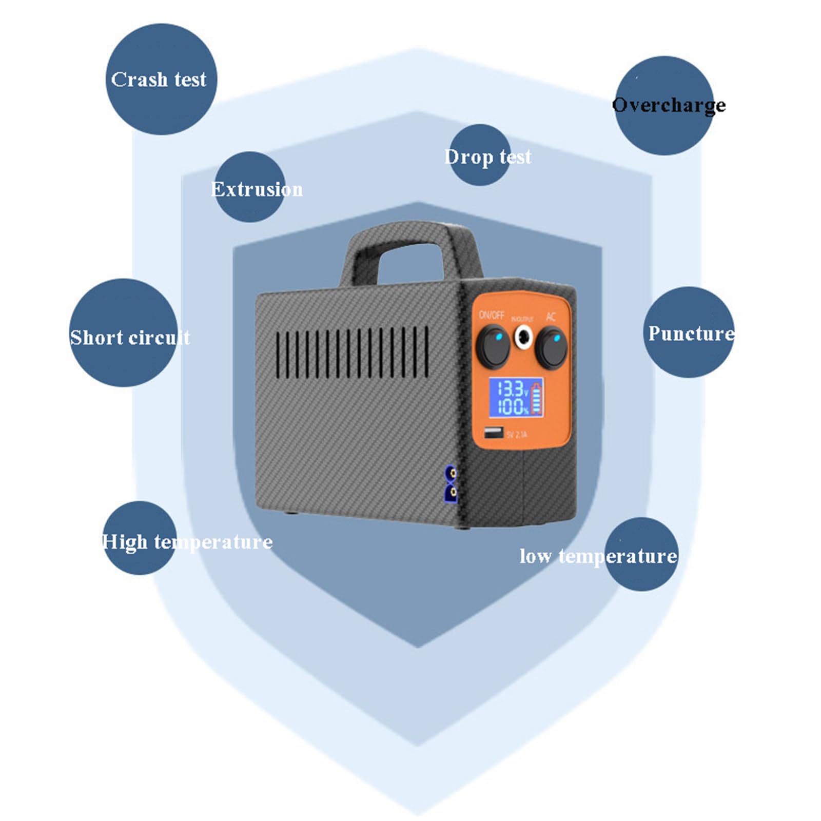 Alimentation Mobile multifonctionnelle de 300 W pour Stockage d'énergie extérieur, Alimentation Portable de démarrage d'urgence pour Voiture