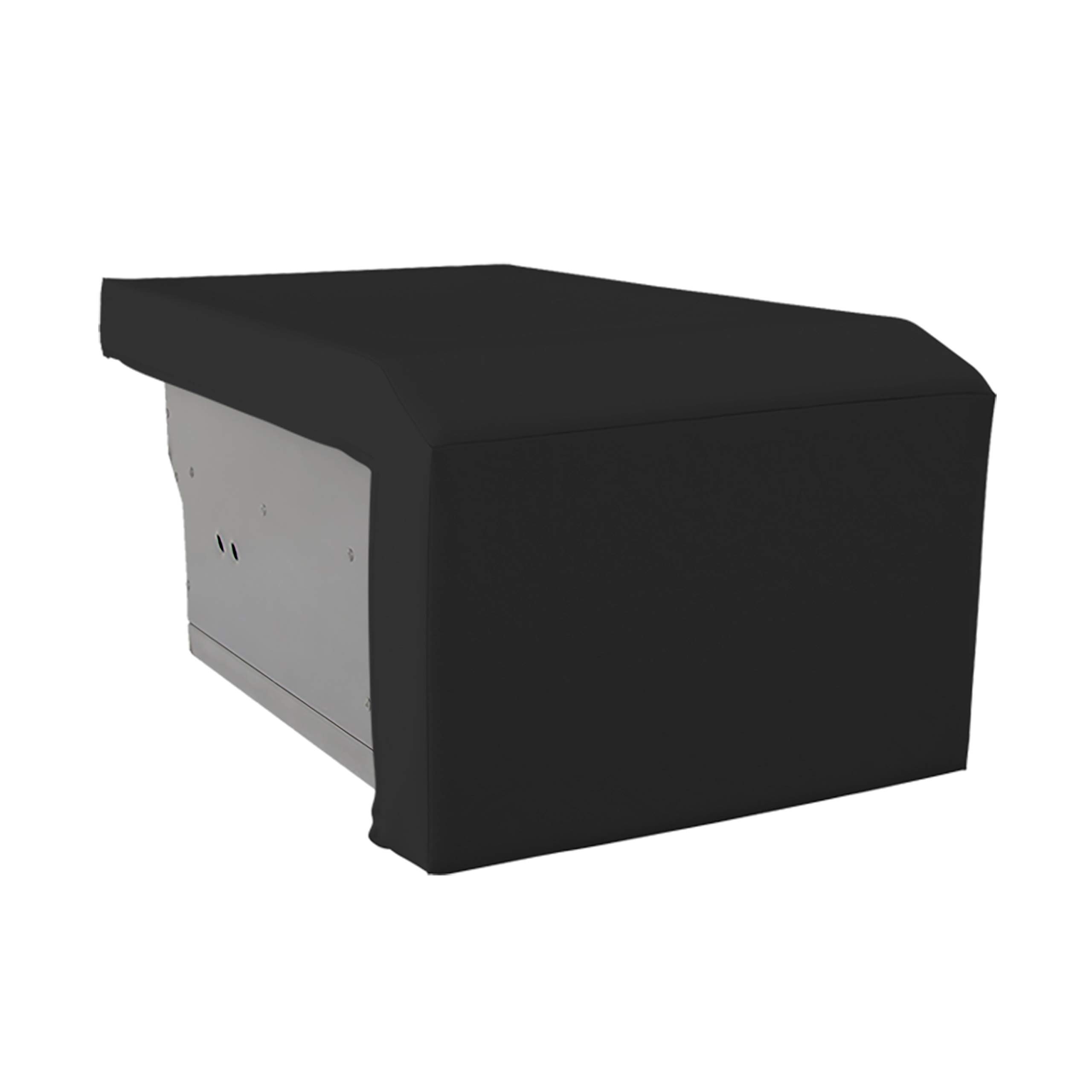 Covers & all Built in Grill Side Burner Cover 12 Oz Waterproof - 100% Weather Resistant Grill Cover with Elastic at 4 Corners for Snug Fit (16" W x 25" D x 14" H, Black)