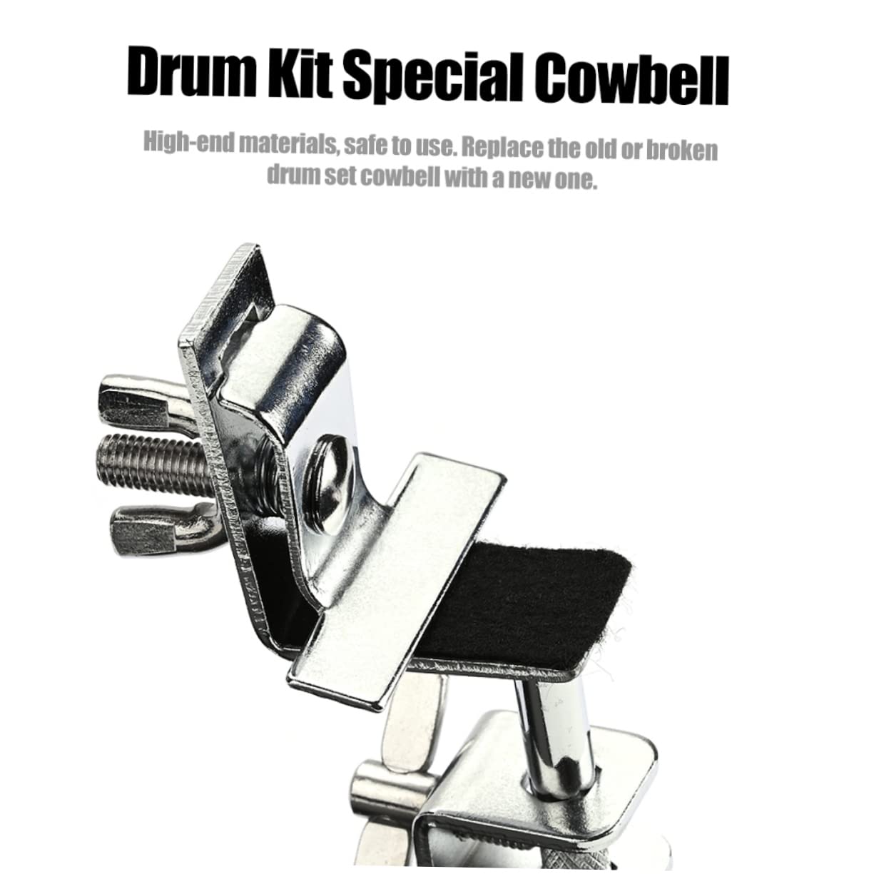 UPKOCH Campanaccio per Batteria Accessorio Strumenti Percussione Campanaccio Batteria Strumento Musicale Strumenti Percussione