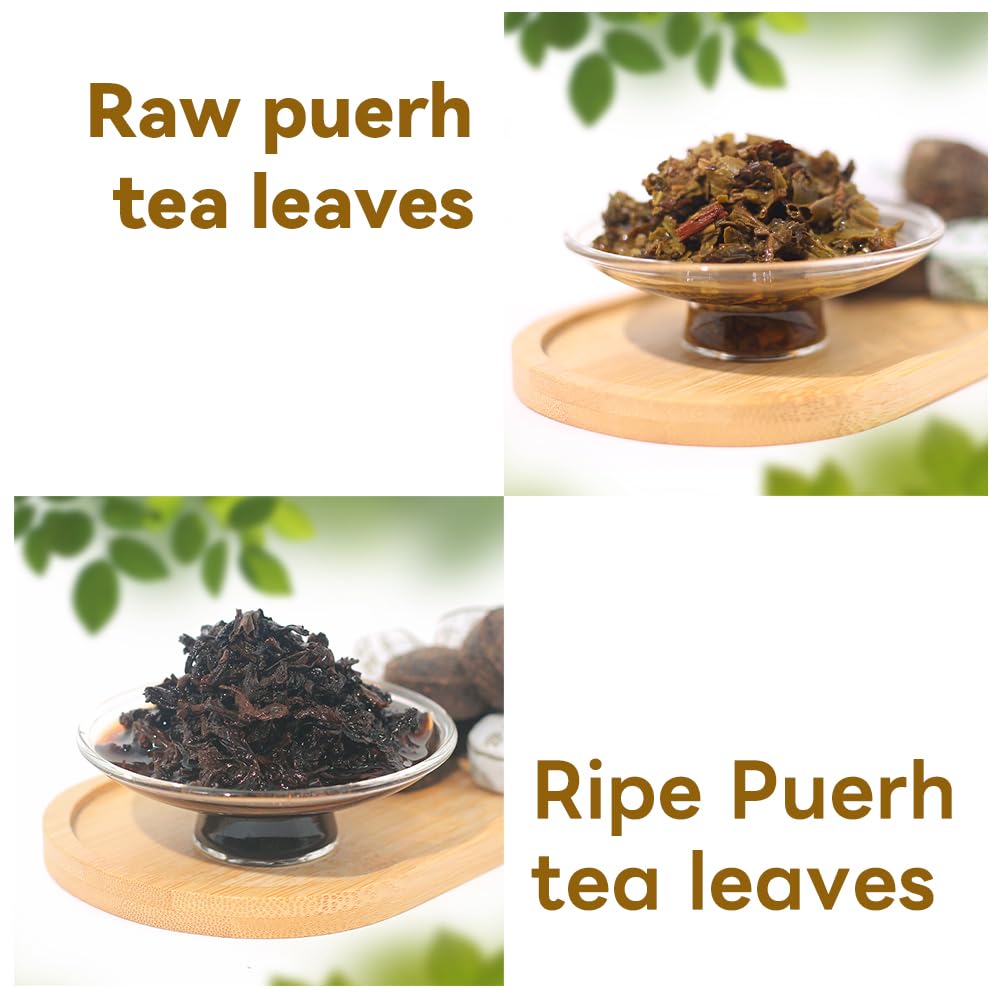 LWXLJMJZC-Ripe Puerh Tea Mini Cake 30pcs(10 Tastes*3pcs) |Yunnan Pu-erh Tea |Rice Balls (Cook&uncook) Pu'erh Tea | Mini Tuo Cha Black Tea - Image 7