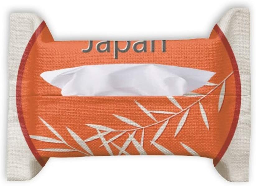 Japanese Culture Bamboo Print Facial Paper Towel Bag