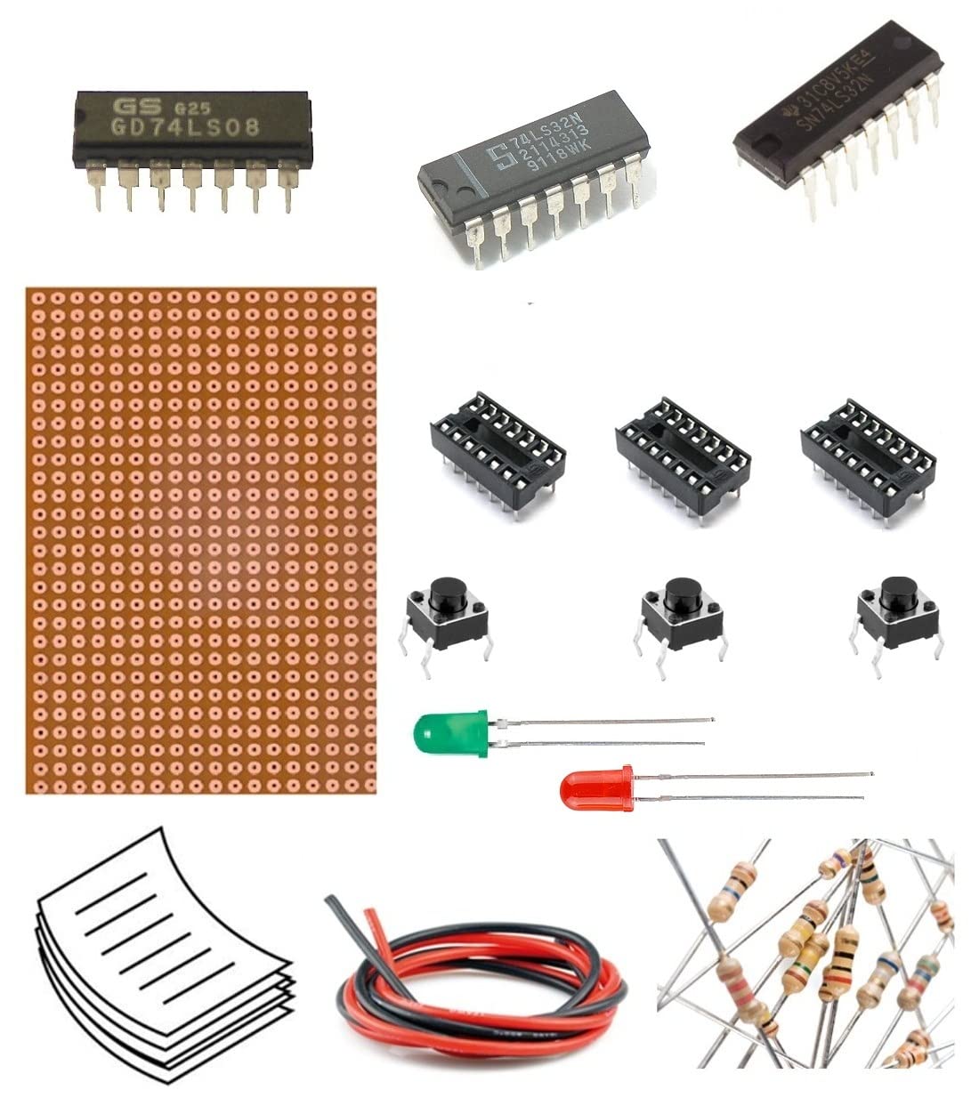 Buy Pranathi Innovators - Half Adder and Full Adder Circuit Using ICS ...