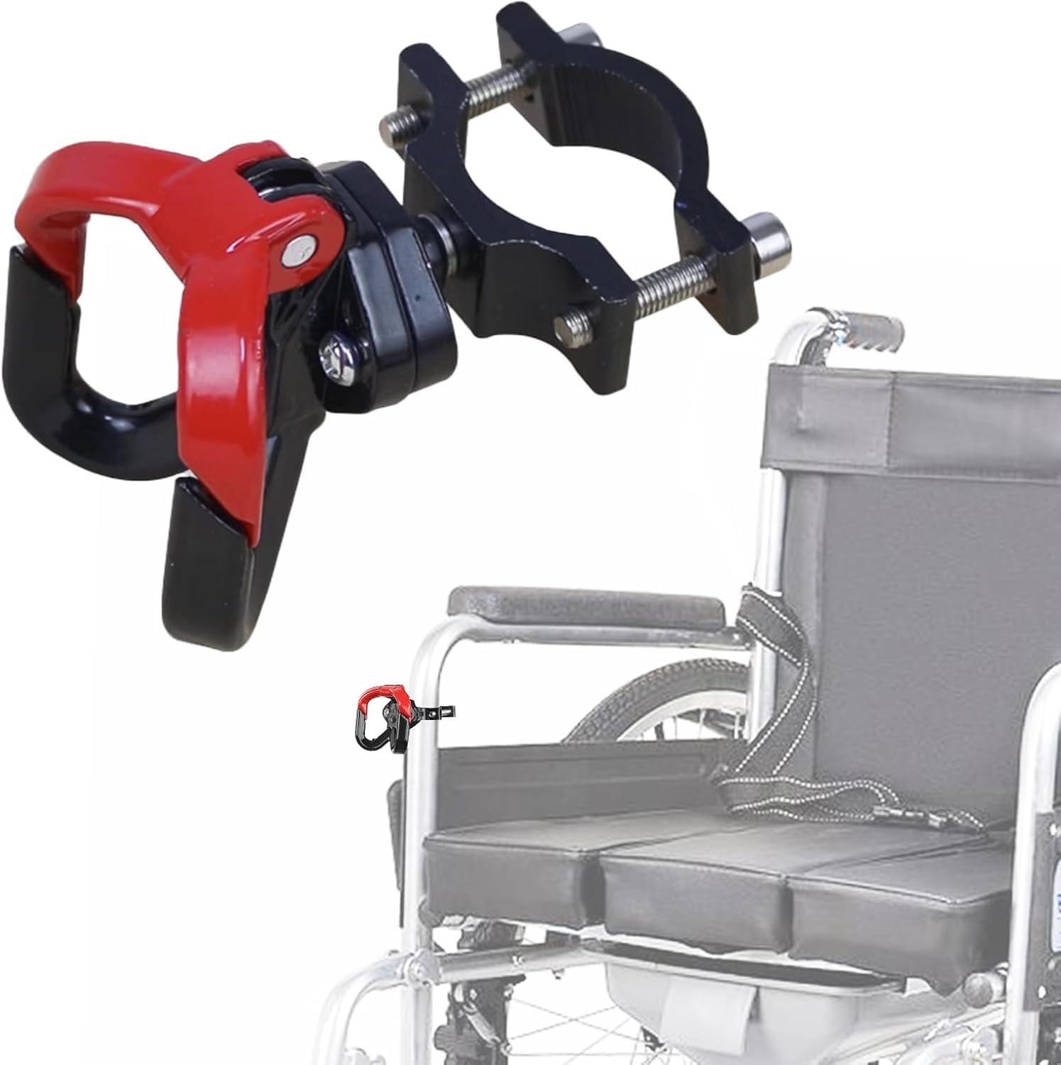 Wheelchair Hook - Hang Bags, Crutches & More -10