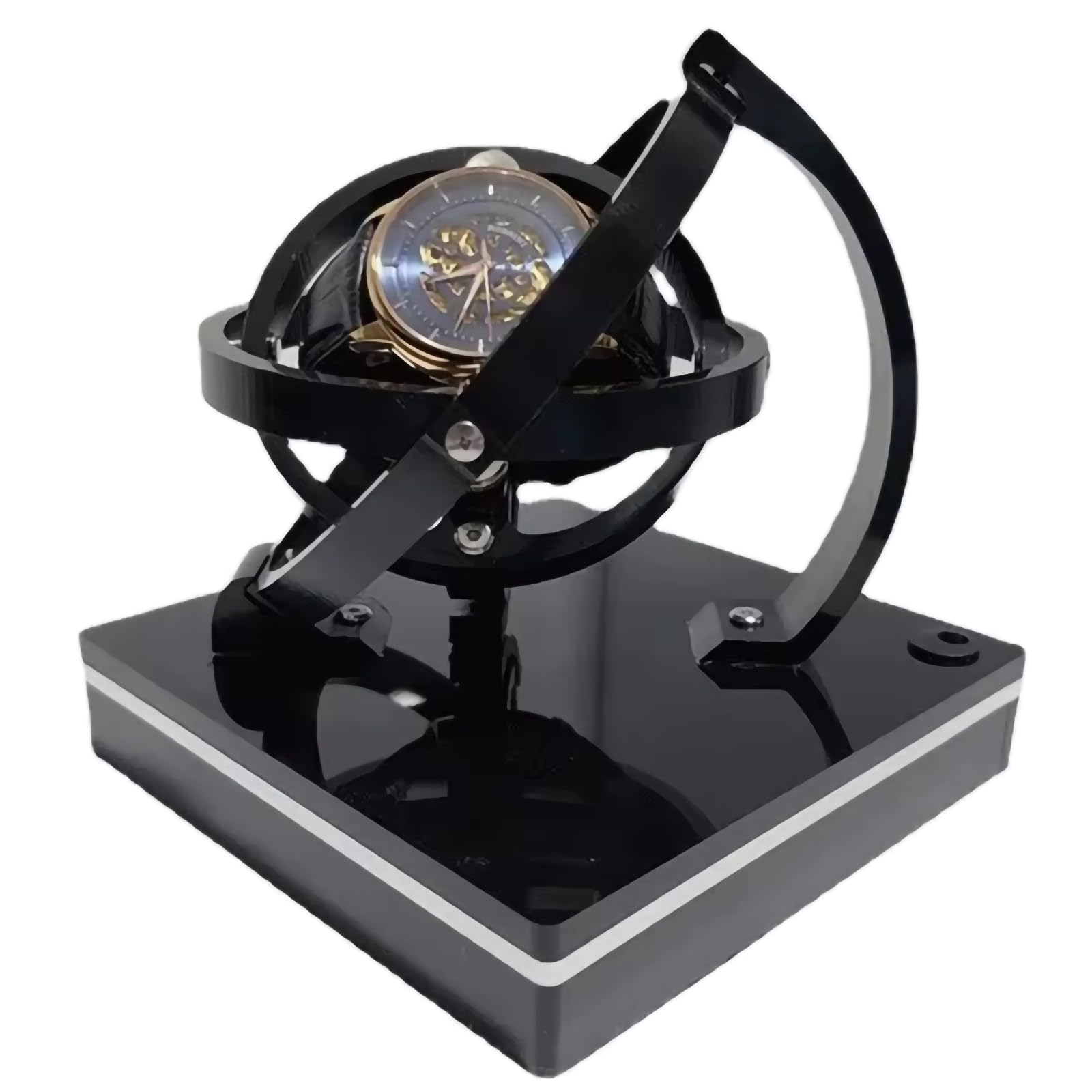 Remontoirs de montre stéréoscopiques 2025, remontoir de montre automatique, remontoirs de montre mécaniques, interface USB, affichage de montre-bracelet rotatif à 360 ° pour hommes et femmes,MEN