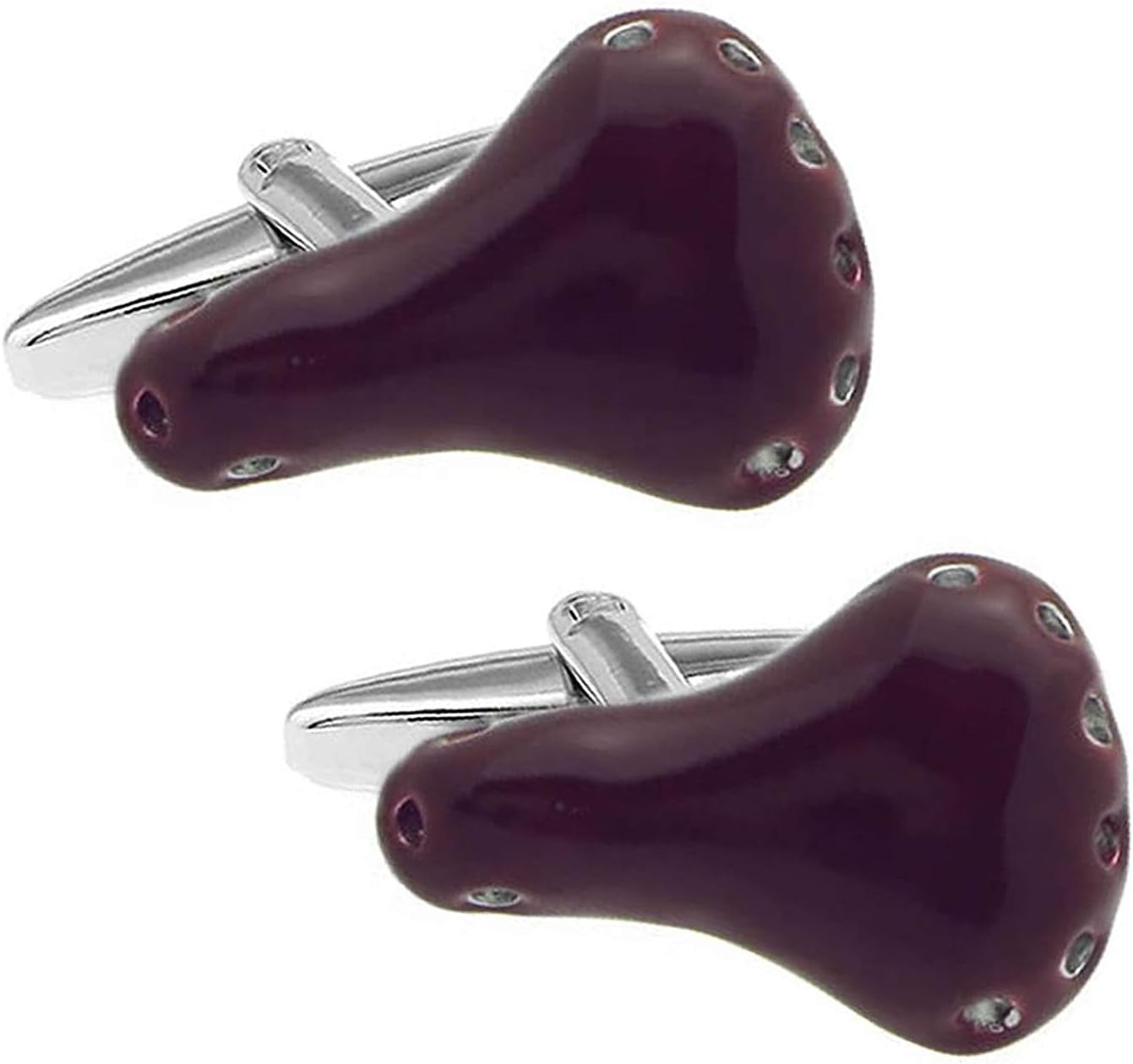 Bicycle Saddle Cufflinks