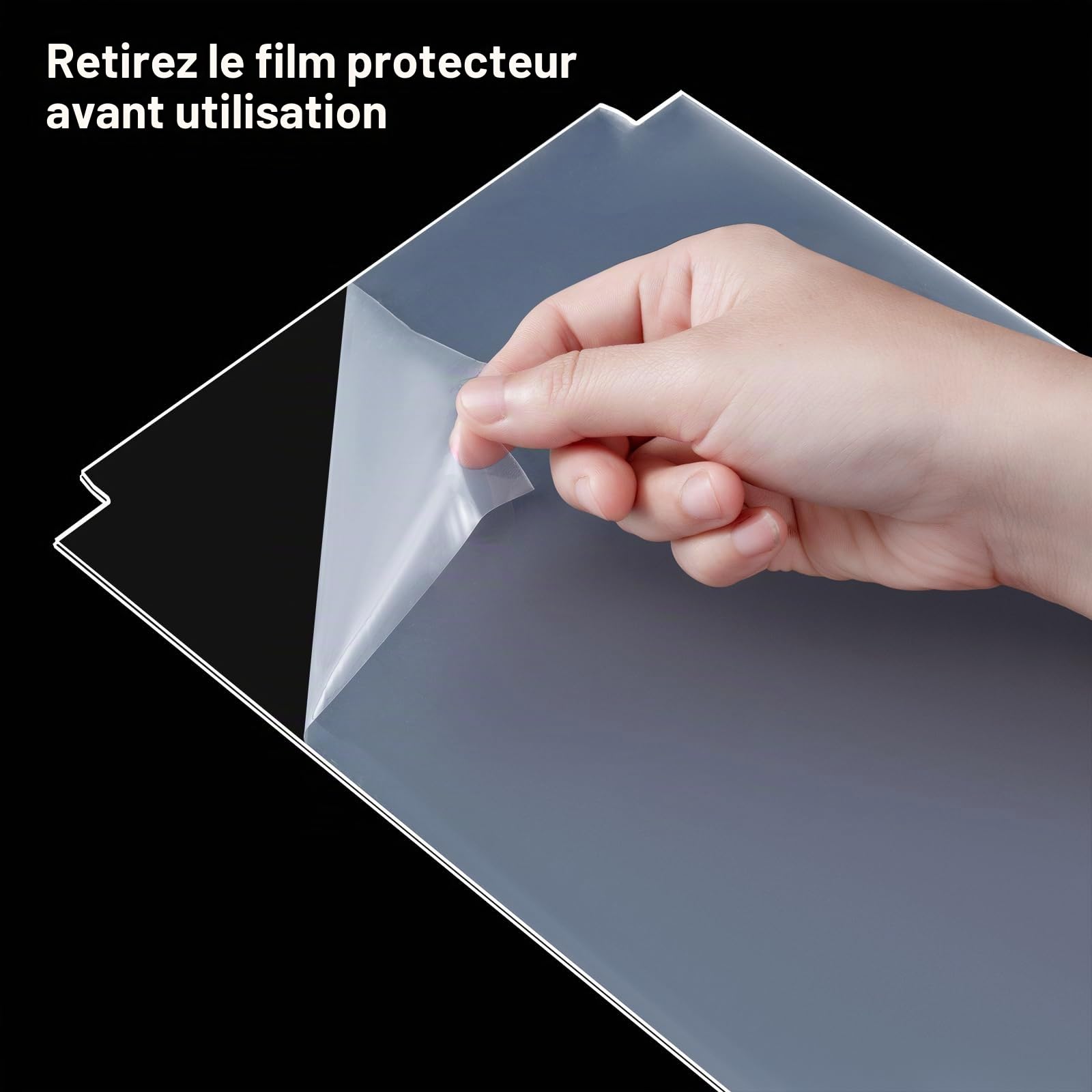 Lot de 5 Présentoir Acrylique A4 avec Socle en Bois, Porte-Menu A4 Double Face, Support Menu de Table T-Forme pour Restaurant Café Hôtel Bar, Insertion Facile Format Portrait