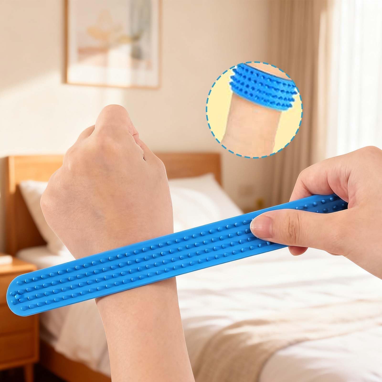 6 PCS Slap Bracelets Set, Fidget Toys Durable Textured Sensory Toys Easy to Clean Fidget Bracelet - Image 4