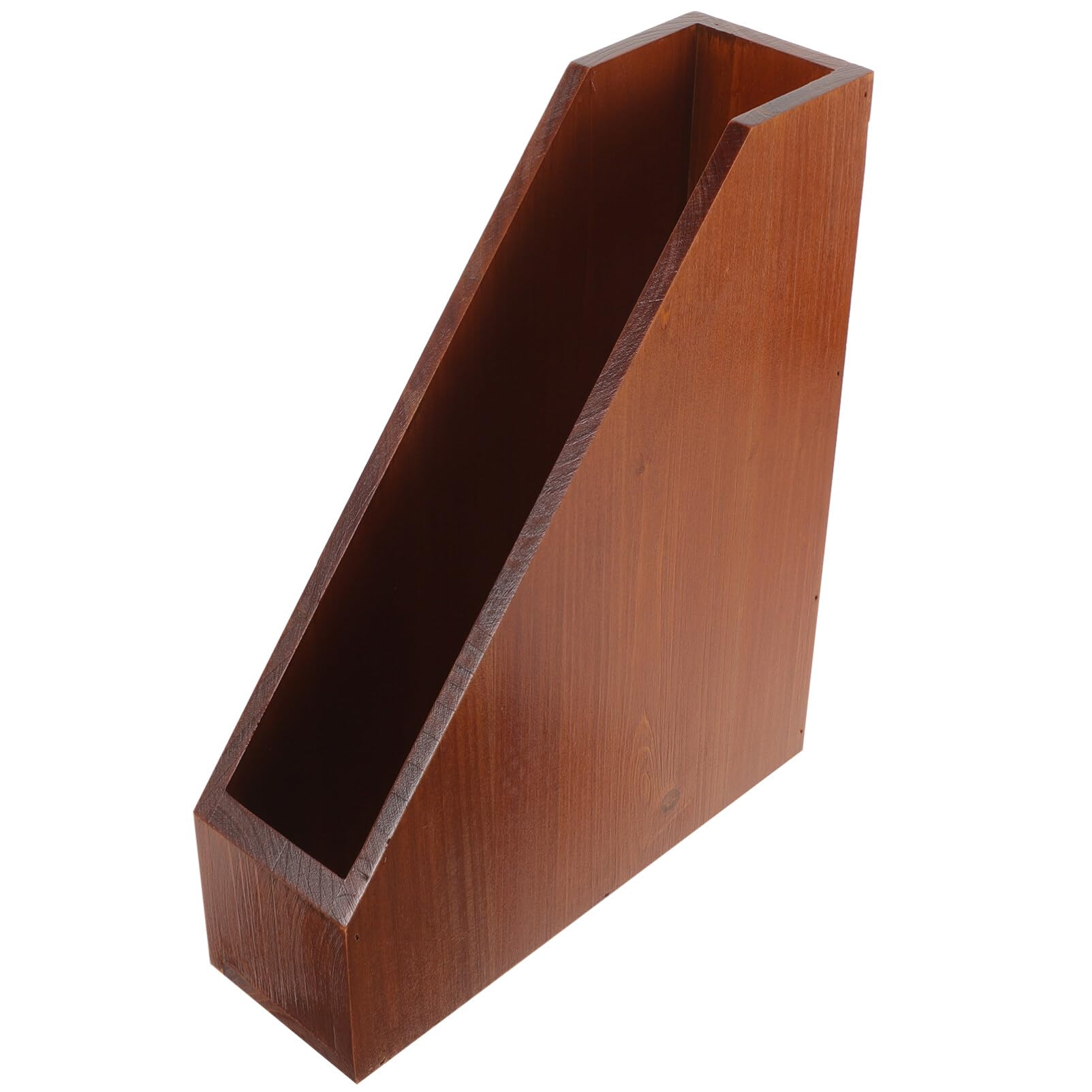 Angoily Organizador De Escritorio De Madera Práctico y Elegante Caja De Almacenamiento Multifuncional Para Oficina Para Papelería y Archivos Gran Capacidad y Diseño Compacto Mejora La