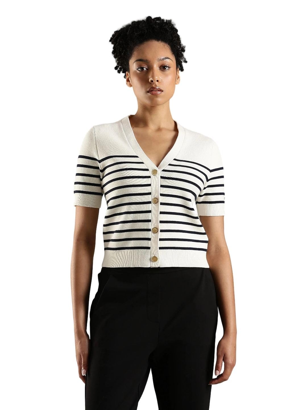 tommy hilfiger Regular fit Cotton v-Neck Pullover-picture-16