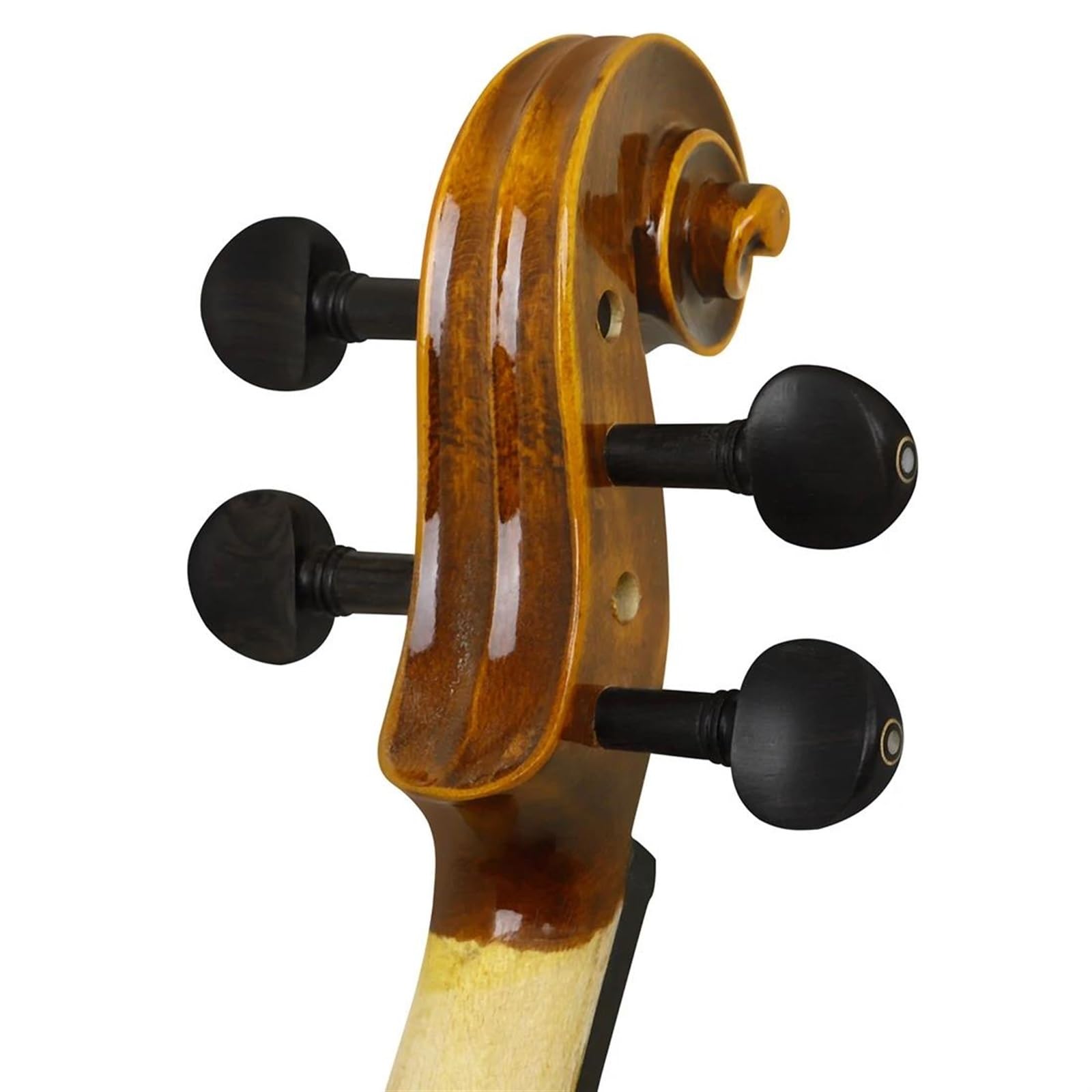 Violino 4/4 Pannello In Abete Rosso Fondo In Acero Tastiera In Ebano Con Corde Per Arco Accordatore Parti E Accessori Per (Set 1)
