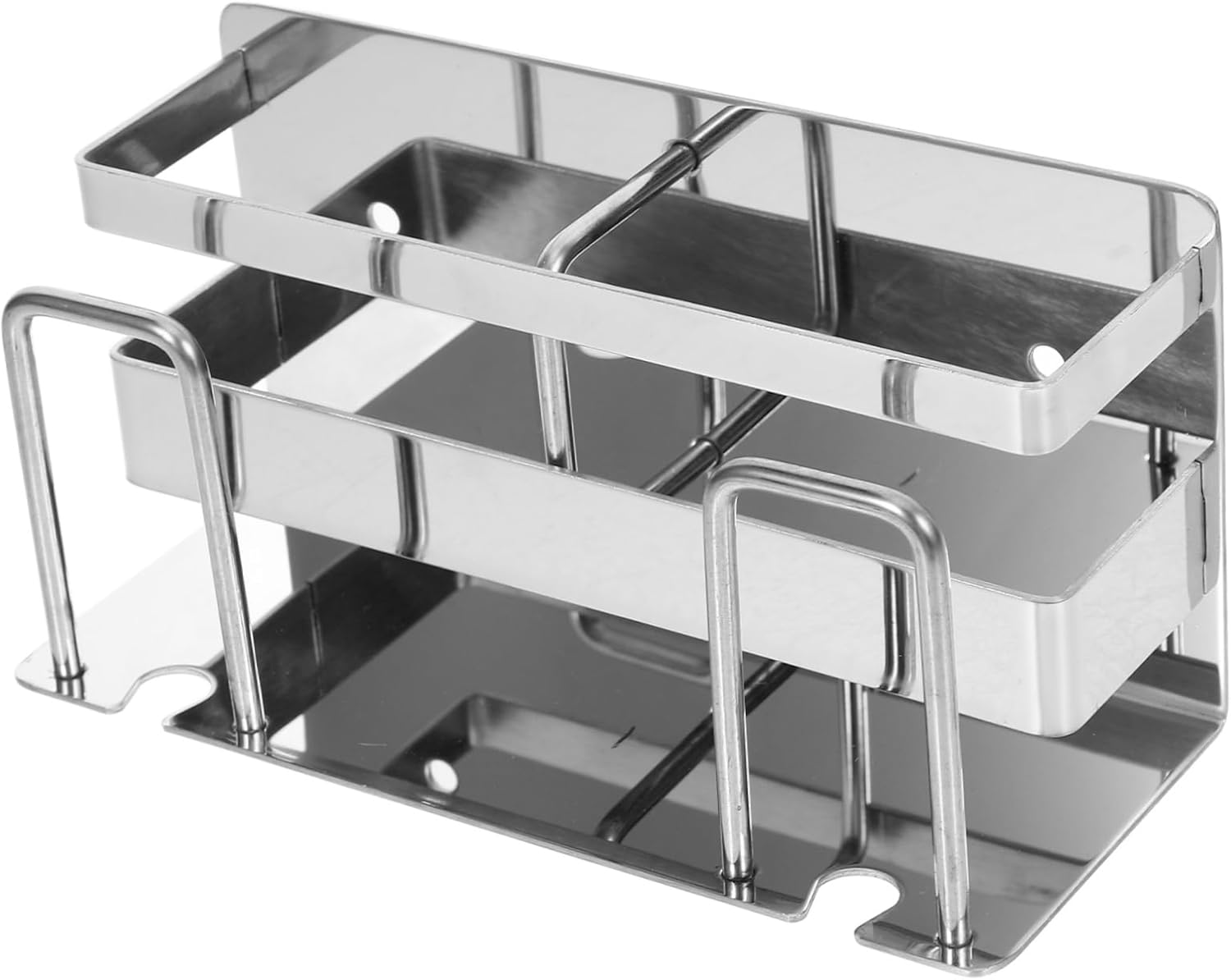 Cabilock 2pcs Bathroom Toothbrush Holder Stand Sturdy Cup Nail for Tile Paint Home Decor