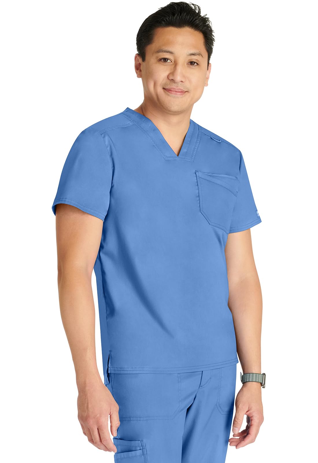 Cherokee WW751 - Camiseta quirúrgica para hombre con cuello en V