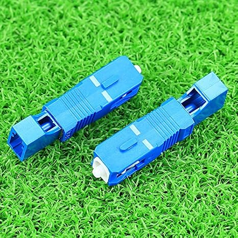 Single Mode 9/125um SC Male to LC Female Hybrid Optic Optical Fiber Adapter Simplex Converter