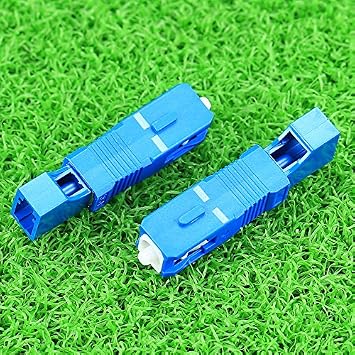 Single Mode 9/125um SC Male to LC Female Hybrid Optic Optical Fiber Adapter Simplex Converter