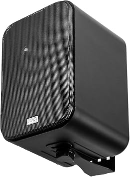 OSD Audio Outdoor Speaker Bundle, 2 Pair 4in Black 80W Surface Mount Speakers + 100ft Speaker Cable, IP54 Weather Resistant, Ideal for Patio, Pool, Deck and Backyard Audio