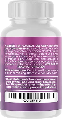 Miniatura 7 de Seroflora - Supositorios vaginales de ácido bórico para mujeres con aplicadores de supositorios, píldoras de ácido bórico que apoyan el control de