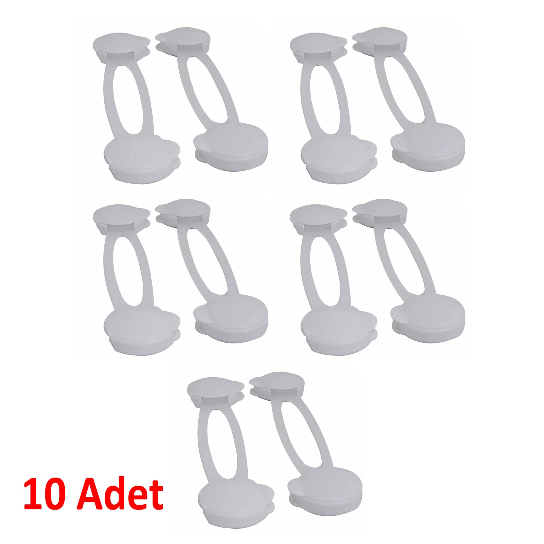 Miny Baby Unisex Çok Amaçlı Dolap Kilidi (Uzun) - 10 Adet