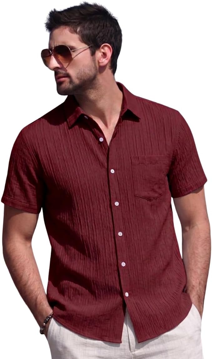 Men's Solid Shirt | Shirt for Man | Mens Casual Shirts (5182)