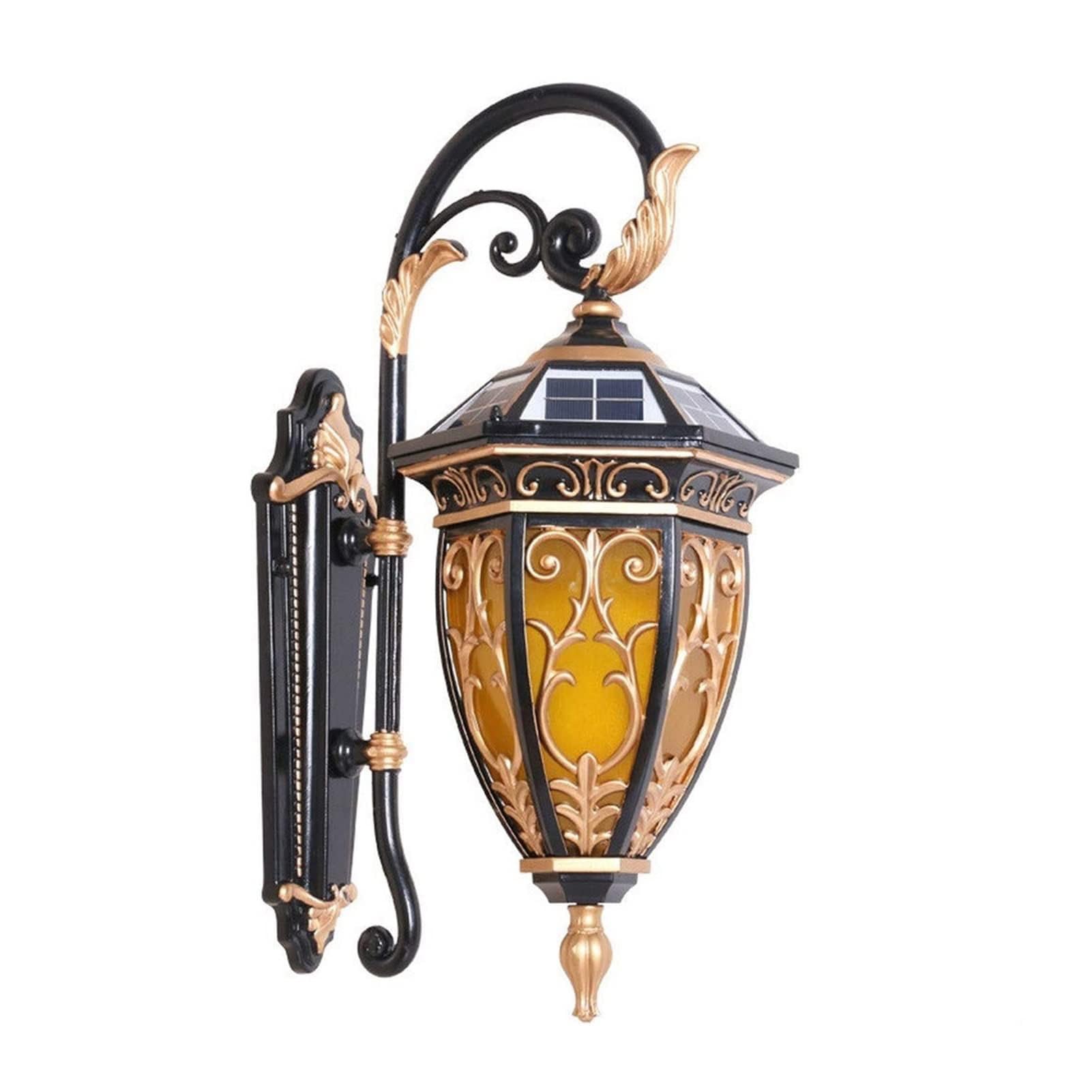 Applique murale d'extérieur noire solaire : finie la rouille sur votre lanterne LED