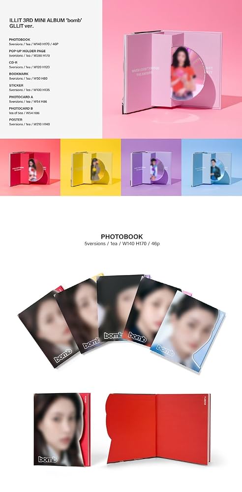 K-POP・アジア ILLIT 3rd Mini Album 2nd Mini Album ILLIT - ILLIT 2nd Mini [I'LL LIKE YOU 3 SET (TO/WITH/BETWEEN