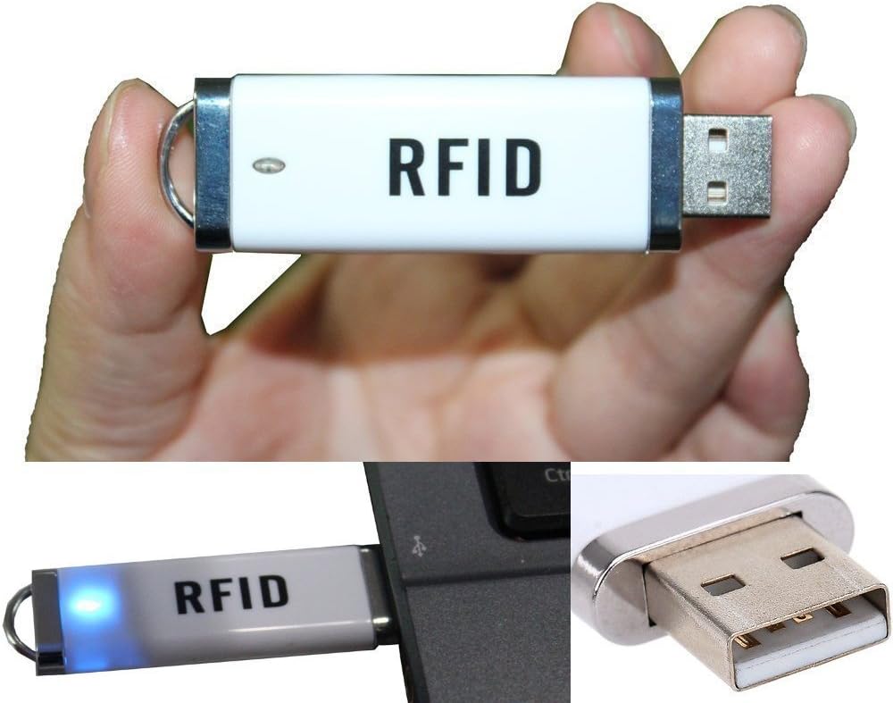 Portable RFID 125KHz Proximity Smart EM Card USB ID Reader Win8/Android/OTG R60D