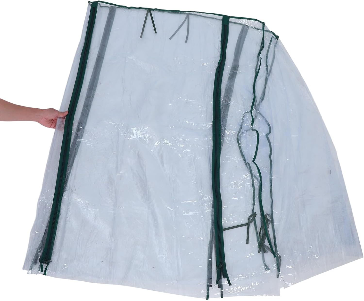 DOITOOL PVC Mini Greenhouse Cover for Outdoor Plants, Portable Warm Small Greenhouse Insulation Film, 1.8 X 0.9 X 0.9m Outdoor Plant Protection Tent (no Frame Included)