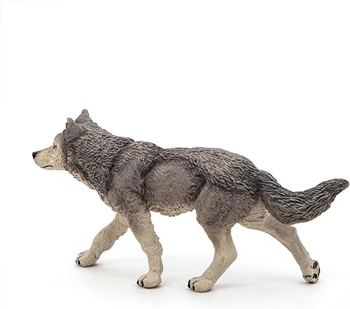 Miniatura 9 de Figura de lobo gris de Wild Animal KIngdom de Papo