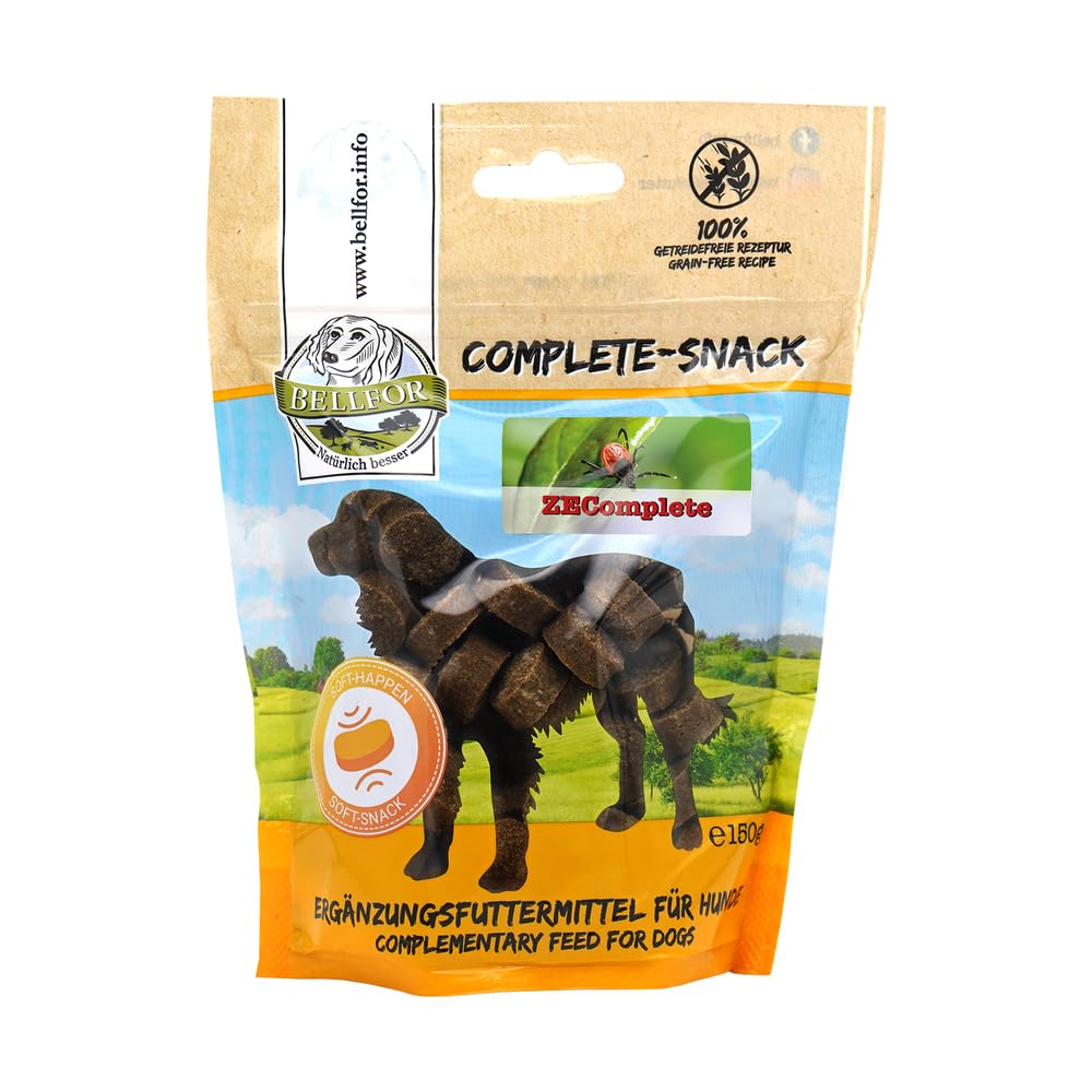 Bellfor ZEComplete Set – Anti-Zecken Spray (250 ml) mit Mariendistelöl, Kokosöl & Insektenfett und Complete-Snack (150 g) mit Laurinsäure – Frei von Chemikalien