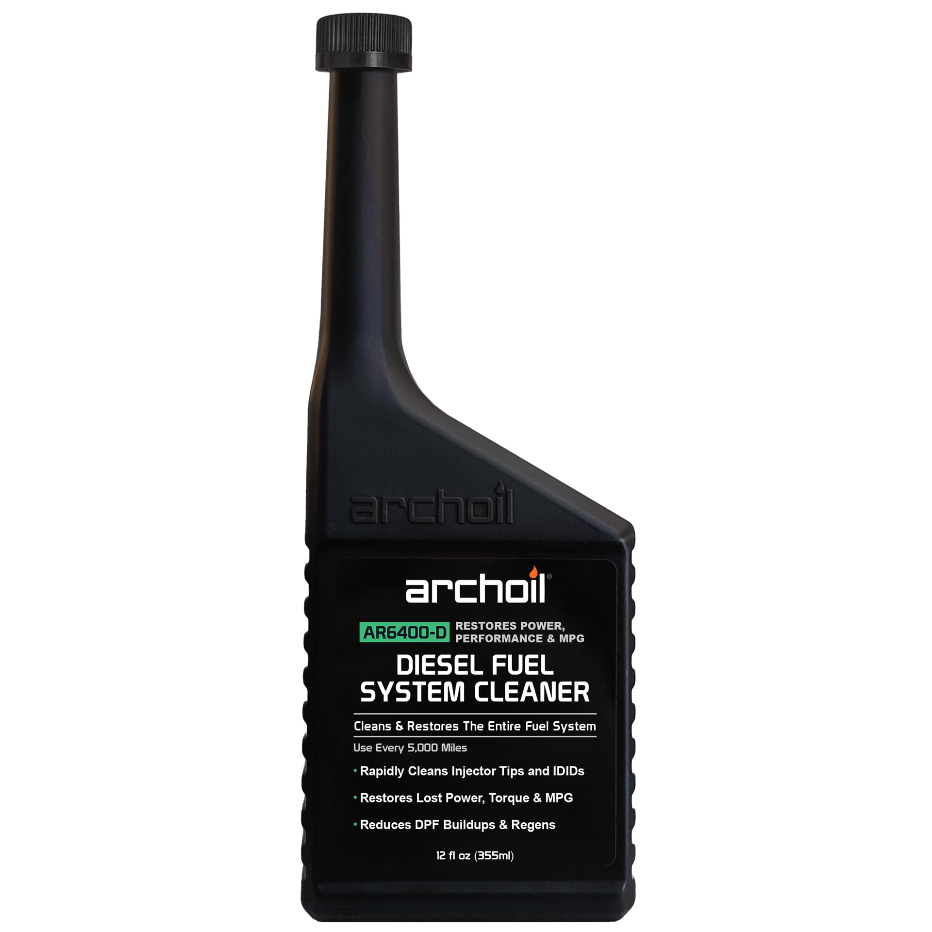 Archoil AR6400-D Diesel Fuel System Cleaner (12 oz) Deep Clean - Injector Cleaner, Turbo &amp; DPF Deposit Control