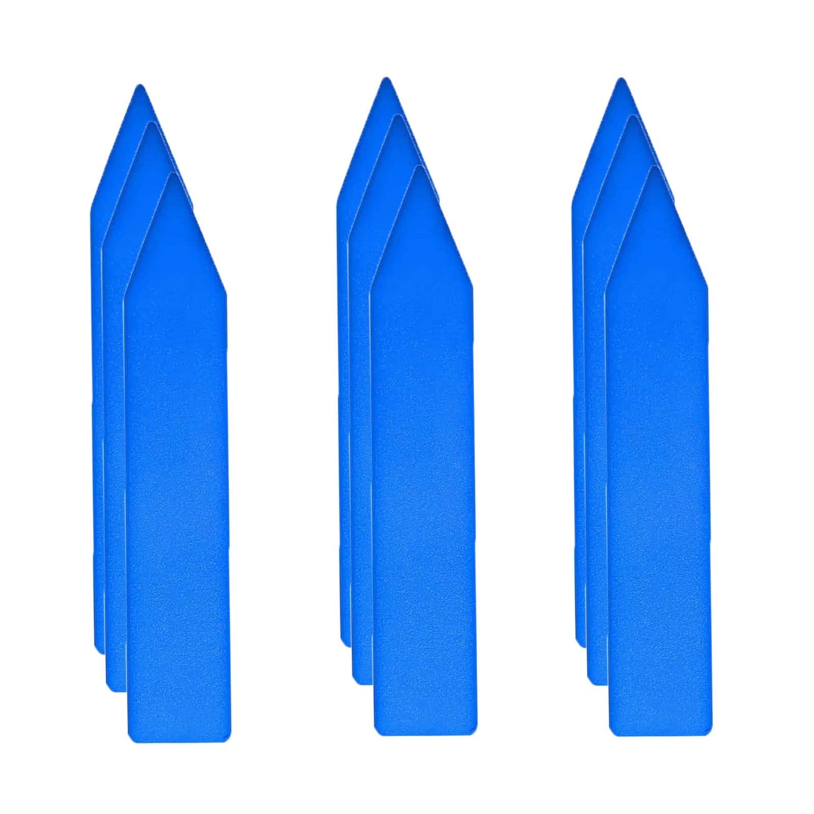 TopHomer 100PCS Plastic Plant Tags Waterproof Nursery Garden Plant Labels Stakes Pot Markers Blue 2 inch