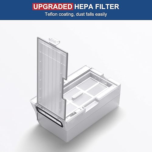 Miniatura 6 de Tyfrozn Kit de accesorios de aspiradora de repuesto para Roborock S7 S7+ Roborock S7 MaxV, S7 MaxV Plus, T7 Plus T7S Plus reutilizable para piso