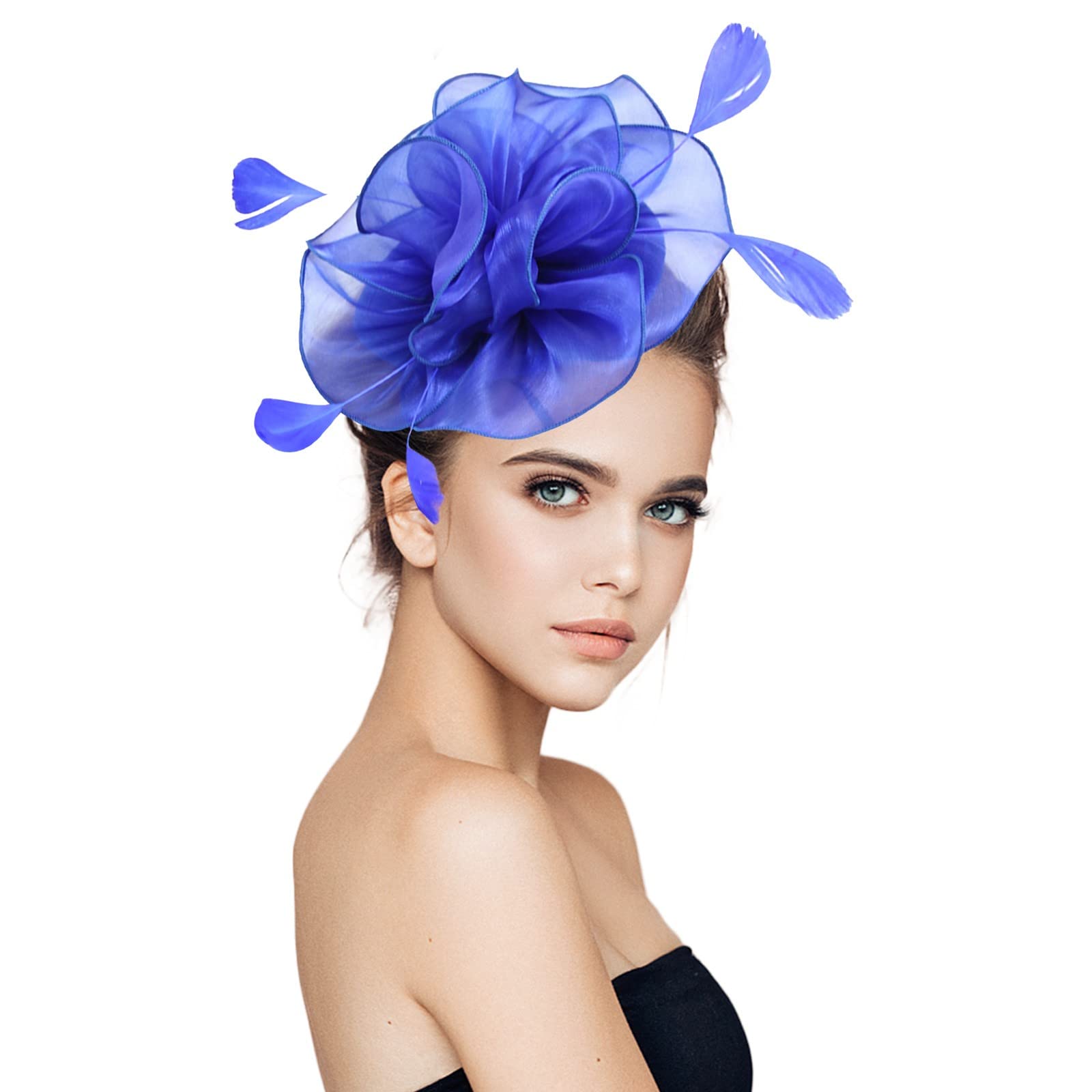 cappelli fascinators copricapo piume rete cappello a scatola di pillole matrimonio giorno di san