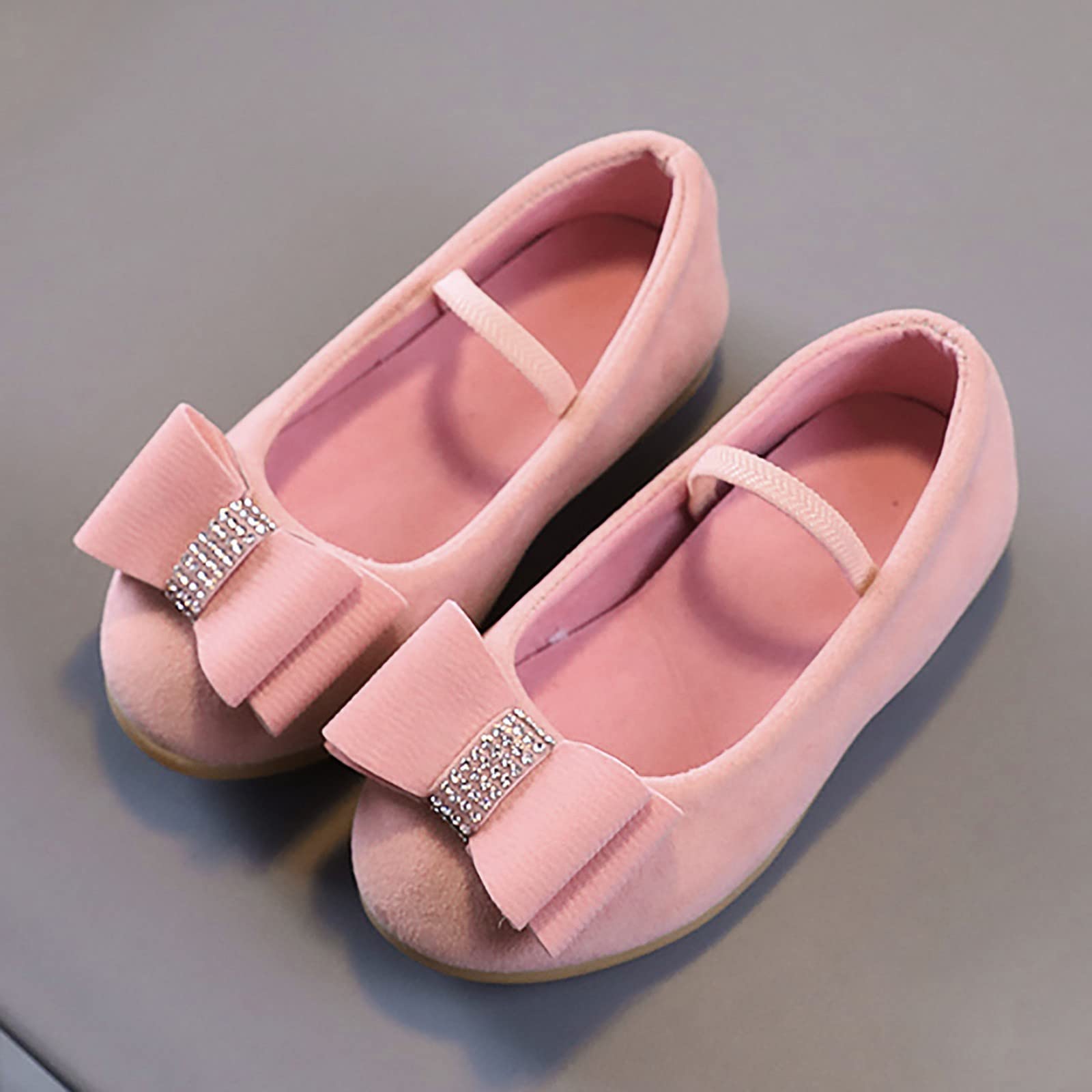 MMRTDJDR Scarpe da Principessa per Ragazze, Sandali con Fiocco per Bambini