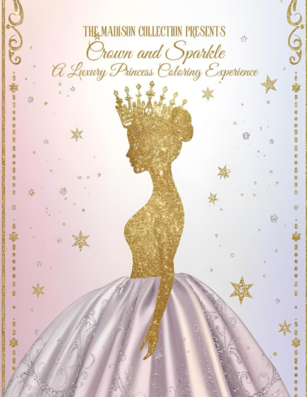 Crown and Sparkle: A Luxury Princess Coloring Experience
