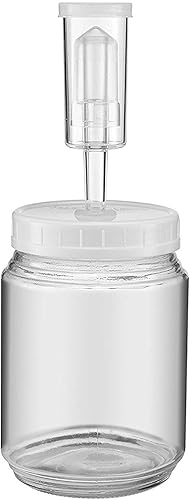 Miniatura 2 de Paquete de 6 candados de aire sin BPA para fermentación, elaboración de cerveza, cerveza, vino, chucrut, kimchi y otros proyectos de fermentación