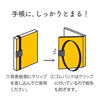 Amazon.co.jp: ミドリ ブックバンド クリップバンド B6用 えんじ