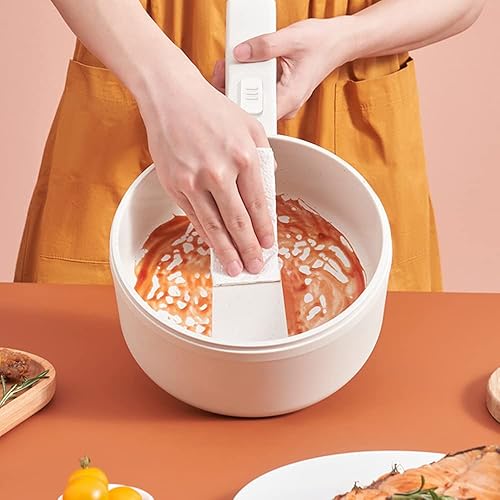 Miniatura 5 de Drizzle Cocina eléctrica para olla caliente vaporera 1.8L multifuncional sartén antiadherente oficina dormitorio cocina portátil Ramen cocina