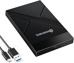 Gadgetbite SSD Enclosure Case SATA to USB C 3.1 HDD 2.5 inch External Hard Disk Connector with Fast Charging Speed Up to 5 Gbps and Up to 4TB Storage Capacity Compatible with 2.5 SSD HDD - Black