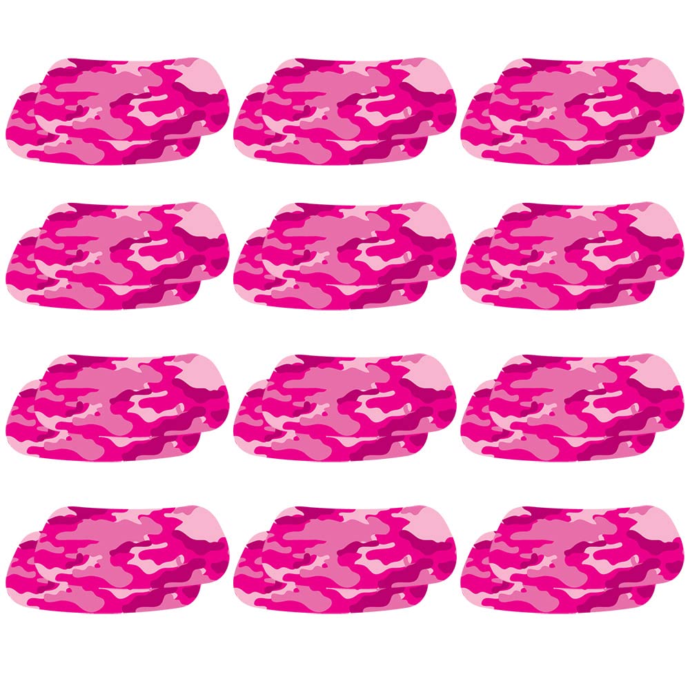 Anderson's Pink Camouflage EyeBlacks, 12 Pairs per Package, School Spirit, Spirit Gear