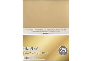 Recollections 65lb Gold-Foil Cardstock Paper