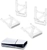 PS5 Slim Stand Horizontal Stand Console for Sony PlayStation 5 Slim Disc Edition Accessories Bracket Holder Flat 4 x Square