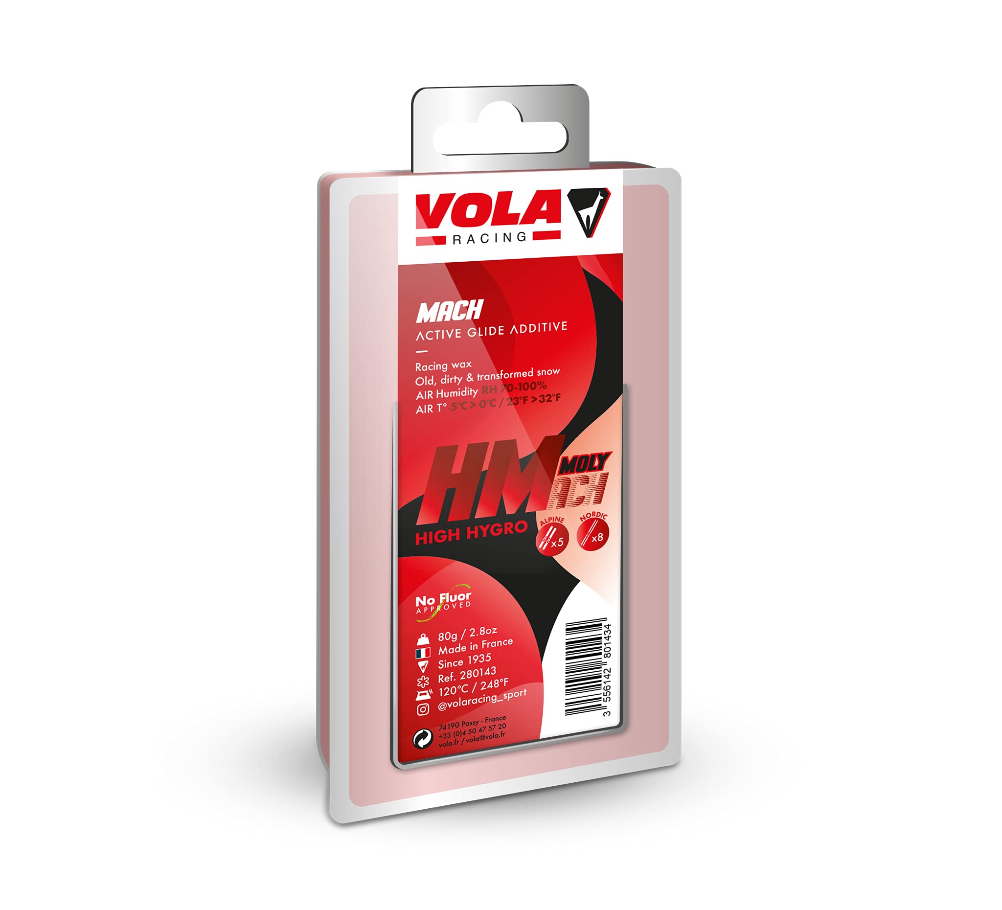 Vola Molybden HMach - 80 g - Rouge